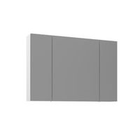 mueble de bano con espejo  - 97 x 16 x 66 cm - blanco mate