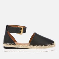 see by chloe womens glyn leather espadrille sandals - eu 36uk 3