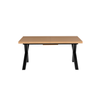 mesa de comedor rectangular extensible earlene madera natural