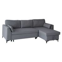 sofa chaise longue cama 3 plazas gris logan