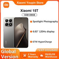 version global xiaomi 15t con fotografia spotlight pantalla de 683 y 120hz hypercharge de 67w 5500mah