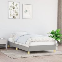 cama individual  cama para adultos  estructura de cama de tela gris claro 90x190 cm cfw106950