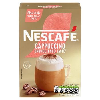 Nescafe Gold Unsweetened Cappuccino 8 Pack