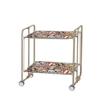 Carrito Auxiliar Plegable Bauhaus Arena Con Ruedas – 2 Niveles Y 4 Posiciones,,35