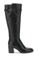 botas de piel con hebilla lateral decorativa black 37