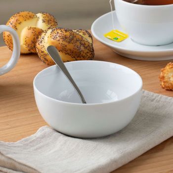Bol de desayuno (x6) porcelana blanco