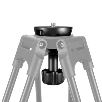 Adaptador de cuenco PULUZ para trípode con cabezal fluido, cuenco metálico de 75 mm, semiesférico plano, 75*75*100 mm, para cámara DSLR.