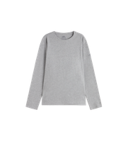 ecoalf para hombre mcmgatsnow000055s24-302 camiseta now gris s casual algodon manga larga sostenible