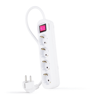 regleta nano cable 10370004 4tomas cinterruptor 14m blanco