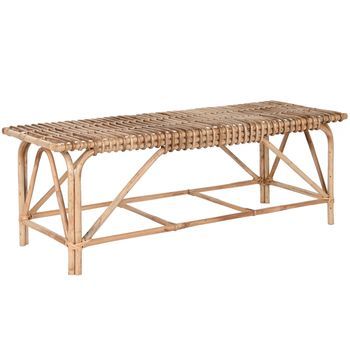 Descalzadora Mimbre 130x46x47 Natural