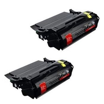 Compatible Multipack Lexmark X656de MFP Printer Toner Cartridges (2 Pack) -X651H21E