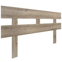dhome cabecero roble 145cm horizontal estilo valla con patas madera reciclada dm herrajes incluidos 145cm horizontal valla roble