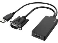 adaptador - hama 00200342 vgausb plug hdmir socket full hd 1080p negro