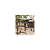 mesa redonda de acero para jardin y terraza resistente