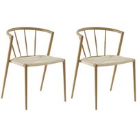 sillas de comedor 51x51x71 cm roble