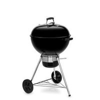 weber e-5730 barbacoa carro carbon combustible negro plata