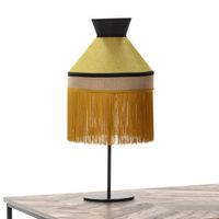 lampara de mesa balat oro