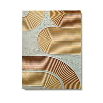 Pintura Decorativa Lienzo 3d Rfb30_70100 Multicolor 70x100 Cm