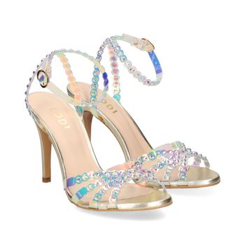 Lodi Sandalias Con Tacón Mujer - Plata Talla 38