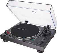 audio-technica at-lp120x tocadisco tocadiscos de traccion directa negro manual
