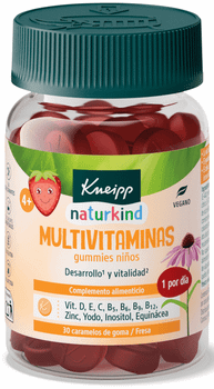 Kneipp Naturkind Niños Multivitaminas Fresa 30 Gummies