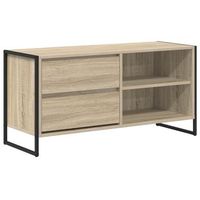 mueble de tv  mueble de salon  gabinete de tv sonoma 100 x 36 x 495 cm madera contrachapada