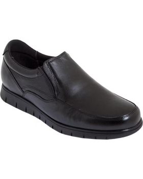 de MAXI CONFORT ZAPATO CABALLERO PIEL CON ELASTICOS NEGRO