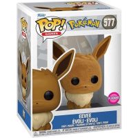 funko pop pokemon evoli eevee flocked edicion limitada 577