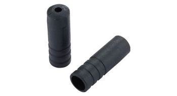 Puntas de latiguillo de desviador jagwire negras de 4 mm  x100 unidades