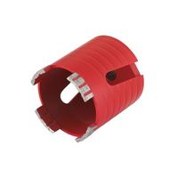 1 corona hueca de diamante 70 mm wolfcraft o 82 mm
