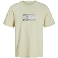 jack  jones camiseta 12268180 jcoalpha print tee ss crew neck fst tidal para hombre
