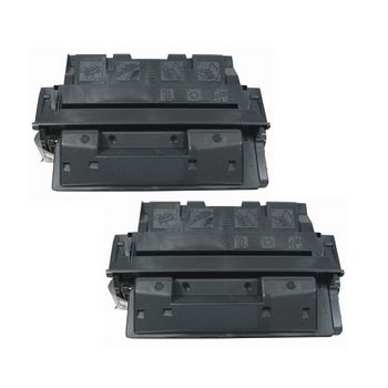 Compatible Multipack HP LaserJet 4100dtn Printer Toner Cartridges (2 Pack) -C8061X