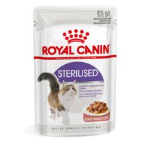 royal canin sterilised in gravy - saver pack 48 x 85g
