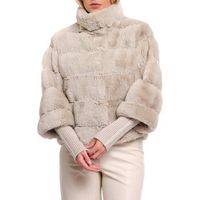 rino  pelle chaquetas feline7002611-ai27-birch para mujer