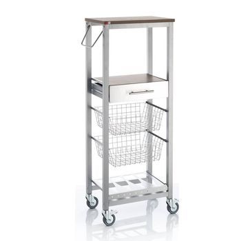 Verdulero Alto Onda Aluminium Cerezo