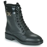 calvin klein jeans botines rubber sole combat boot whw para mujer