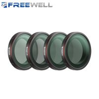 paquete de 4 filtros nd de dia estandar freewell con filtros nd8nd16nd32 y nd64 compatibilidad dji osmo nano accesorios de fotografia para camara