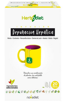 noVadiet Herbodiet Depuración Hepática 20 Filtros