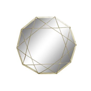Espejo Hierro Espejo 50x5x52 Mate Dorado