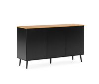 aparador desi 3 puertas color negro