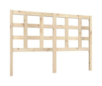 Vidaxl cabecero de cama madera maciza de pino 140,5x4x100 cm
