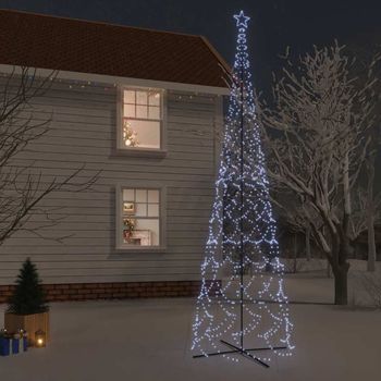 Árbol De Navidad | Decoraciones De Navidad Cónico 3000 Led Blanco Frío 230x800 Cm Cfw545605
