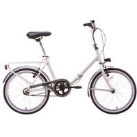 bicicleta de paseo plegable 20 scrapper dolcevita balnco