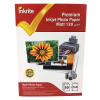 inkrite photoplus professional paper matt 130gsm 7x5 50 sheets