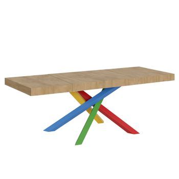 Mesa Extensible 90x160/264 Cm Volantis Premium Roble Natura Estructura 4/b