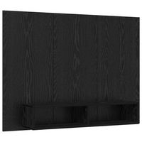 conjunto de mueble de tv 120 x 235 x 90 cm roble negro vidaxl
