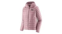 chaqueta con capucha patagonia down sweater hoody rosa mujer