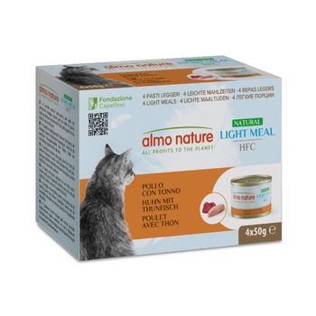 Almo Nature HFC Natural Light 24 x 50 g - Pack Ahorro - Pollo y atún