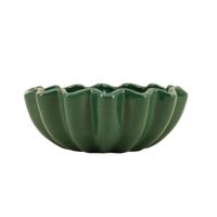 pieza decorativa ceramica alveolada de 24cm