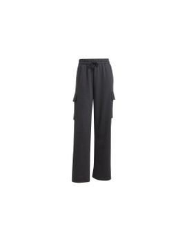 Pantalones adidas Linear Fleece Cargo Mujer Negro
